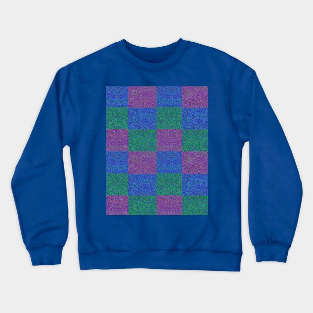 Speckled Blocks Crewneck Sweatshirt by Amanda1775